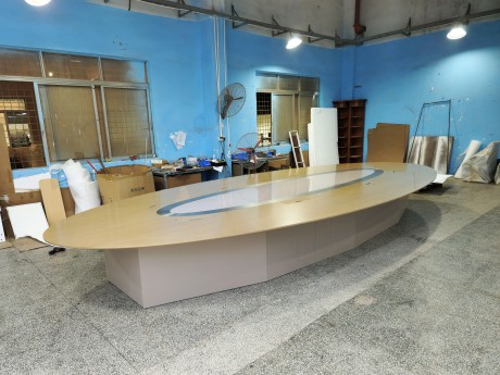 大型圆形会议台（中间不锈钢圈）