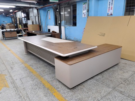 木皮台面 副柜大班台