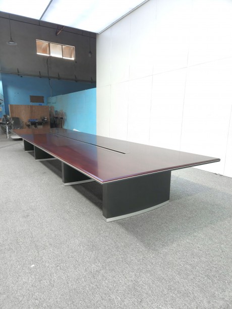 中式中间铝条大会议台