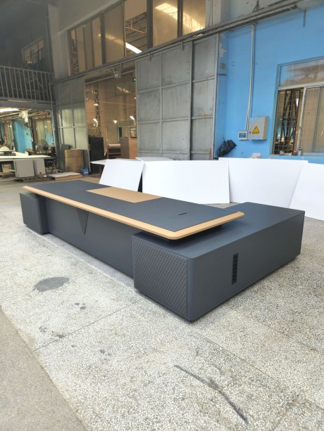 双副柜车缝线大班台