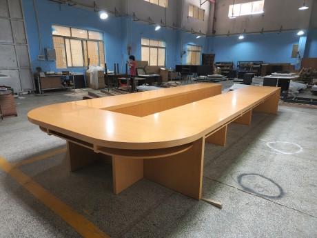 U型会议台（木）